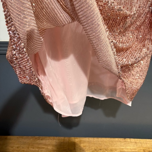 LOFT Plus Pink Sequin Sleeveless Blouse - Picture 4 of 10